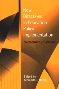 Enlarge image Cover: New Directions in Education Policy Implementation - State University of New York Press