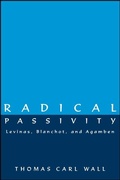 Cover: Radical Passivity - State University of New York Press