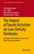 Cover: The Impact of Tourist Activities on Low-Density Territories - Springer