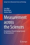 Cover: Measurement across the Sciences - Springer
