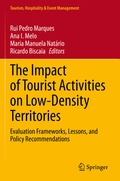 Cover: The Impact of Tourist Activities on Low-Density Territories - Springer