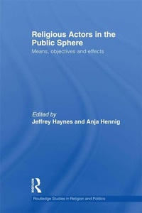 Enlarge image Cover: Religious Actors in the Public Sphere - Routledge