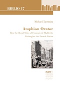 Cover: Amphion Orator - Narr Francke Attempto Verlag
