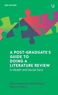 Cover: A Postgraduate's Guide to Doing a Literature Review in Health and Social Care, 2e - Open University Press