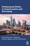 Cover: Professional Ethics in Construction and Surveying - Routledge