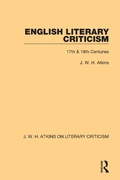 Cover: English Literary Criticism - Routledge