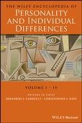 Cover: The Wiley Encyclopedia of Personality and Individual Differences, Set - Wiley-ISTE