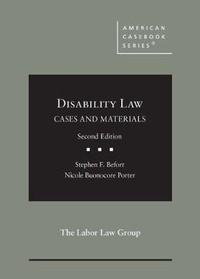 Abbildung von: Disability Law - West Academic Press