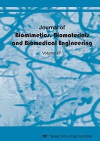 Enlarge image Cover: Journal of Biomimetics, Biomaterials and Biomedical Engineering Vol. 47 - Trans Tech Publications Ltd