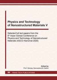 Abbildung von: Physics and Technology of Nanostructured Materials V - Trans Tech Publications Ltd