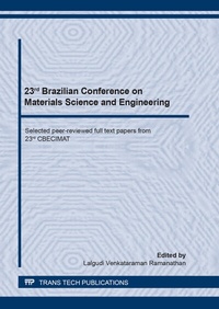 Abbildung von: 23rd Brazilian Conference on Materials Science and Engineering - Trans Tech Publications Ltd