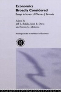 Enlarge image Cover: Economics Broadly Considered - Routledge
