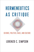 Cover: Hermeneutics as Critique - Columbia University Press