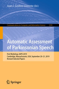 Abbildung von: Automatic Assessment of Parkinsonian Speech - Springer