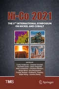 Cover: Ni-Co 2021: The 5th International Symposium on Nickel and Cobalt - Springer