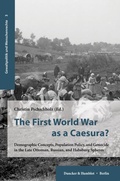 Cover: The First World War as a Caesura? - Duncker & Humblot