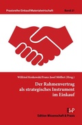 Bild: Der Rahmenvertrag als strategisches Instrument im Einkauf - Edition Wissenschaft & Praxis