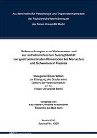 Abbildung von: Untersuchungen zum Vorkommen und zur anthelminthischen Suszeptibilität von gastrointestinalen Nematoden bei Menschen und Schweinen in Ruanda - Mensch & Buch