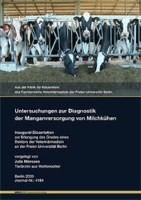 Abbildung von: Untersuchungen zur Diagnostik der Manganversorgung von Milchkühen - Mensch & Buch