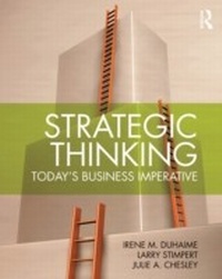 Enlarge image Cover: Strategic Thinking - Routledge