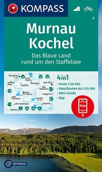 Abbildung von: KOMPASS Wanderkarte 7 Murnau - Kochel - Das blaue Land rund um den Staffelsee 1:50.000 - KOMPASS-Karten