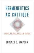 Cover: Hermeneutics as Critique - Columbia University Press