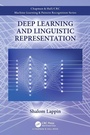 Cover: Deep Learning and Linguistic Representation - Chapman & Hall/CRC