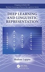 Cover: Deep Learning and Linguistic Representation - Chapman & Hall/CRC