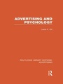 Cover: Advertising and Psychology (RLE Advertising) - Routledge