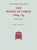 Cover: The House of Lords 1604-29 3 Volume Set Hardback - Cambridge University Press