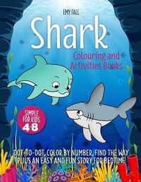 Enlarge image Cover: Shark Coloring and Activities Book for Kids 4-8 - Charlie Creative Lab