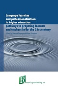 Cover: Language learning and professionalization in higher education - Research-Publishing.Net