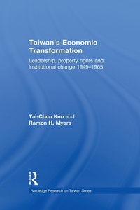 Enlarge image Cover: Taiwan's Economic Transformation - Routledge