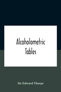 Enlarge image Cover: Alcoholometric Tables - ALPHA EDITION