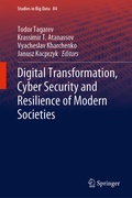 Cover: Digital Transformation, Cyber Security and Resilience of Modern Societies - Springer