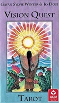 Cover: Vision Quest Tarot - FR - AGM Urania
