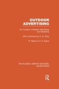 Cover: Outdoor Advertising (RLE Advertising) - Routledge