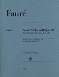 Cover: Gabriel Faur&eacute; - Violoncellosonate Nr. 2 g-moll op. 117 - Henle, G&uuml;nter