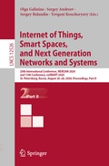 Cover: Internet of Things, Smart Spaces, and Next Generation Networks and Systems - Springer