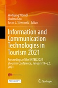 Cover: Information and Communication Technologies in Tourism 2021 - Springer