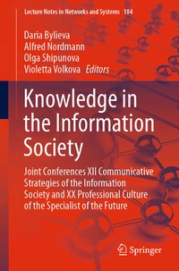 Enlarge image Cover: Knowledge in the Information Society - Springer