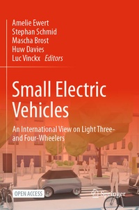 Enlarge image Cover: Small Electric Vehicles - Springer
