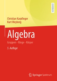 Abbildung von: Algebra - Springer Spektrum