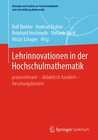 Abbildung von: Lehrinnovationen in der Hochschulmathematik - Springer Spektrum