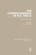 Cover: The Correspondence of H.G. Wells - Routledge