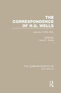 Cover: The Correspondence of H.G. Wells - Routledge