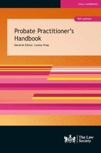 Abbildung von: Probate Practitioner's Handbook - The Law Society