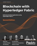 Cover: Blockchain with Hyperledger Fabric - Packt Publishing