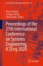 Cover: Proceedings of the 27th International Conference on Systems Engineering, ICSEng 2020 - Springer