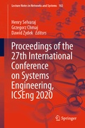 Cover: Proceedings of the 27th International Conference on Systems Engineering, ICSEng 2020 - Springer